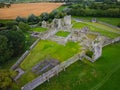 Aerial view. Kells Priory. county Kilkenny. Ireland Royalty Free Stock Photo