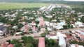 Aerial view of Khanh Tan Pagoda Royalty Free Stock Photo