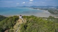 Aerial view of khao khad view point phuket island southern of th Royalty Free Stock Photo