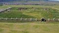 Aerial view of Kharkhorin Erdene Zuu Monastery