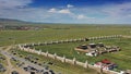 Aerial view of Kharkhorin Erdene Zuu Monastery