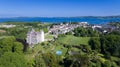 Killyleagh Castle and village. county Down, Northern Ireland