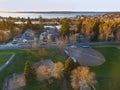 Aerial view of Kirkland Residential area. Royalty Free Stock Photo