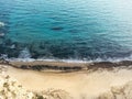 Aerial view of Kleopatra beach