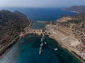 Aerial view of Knidos, Turkey