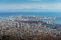 Aerial view of Kobe City