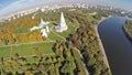Aerial view on Kolomenskoe