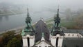 Aerial View of Krakow, Wawel Royal Castle,