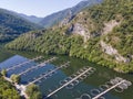 Aerial view of Krichim Reservoir, Bulgaria