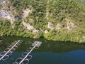 Aerial view of Krichim Reservoir, Bulgaria