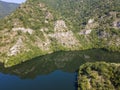 Aerial view of Krichim Reservoir, Bulgaria