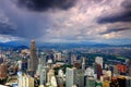 Aerial view of Kuala Lumpur City Royalty Free Stock Photo