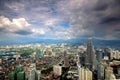 Aerial view of Kuala Lumpur City Royalty Free Stock Photo