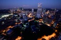 Aerial view of Kuala Lumpur, Malaysia Royalty Free Stock Photo