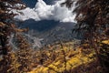 Aerial view of Kullu valley Royalty Free Stock Photo