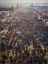 Aerial View of Kumbh Mela 2013 in Allahabad, India