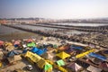 Aerial View of Kumbh Mela Festival in Allahabad, India