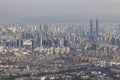 Aerial view of Kunming, the capital of Yunnan province in Southern China, from XiShan Western Hill Royalty Free Stock Photo