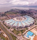 Aerial view of Kunming International Convention and Exhibition Center in Yunnan - China