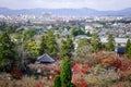 Aerial view of Kyoto, Japan Royalty Free Stock Photo