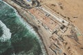 Aerial view of La Herradura, Chorrillos - Peru. Panoramic view.