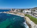 Aerial view of La Jolla cove and beach. San Diego California Royalty Free Stock Photo