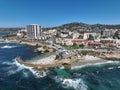 Aerial view of La Jolla cove and beach. San Diego California Royalty Free Stock Photo