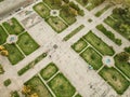 aerial view of Plaza Moreno Fountain in la plata town in Argentina Royalty Free Stock Photo