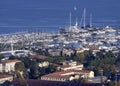 aerial view of la spezia Royalty Free Stock Photo