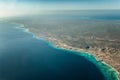 Aerial view of La Tortuga Island. Royalty Free Stock Photo