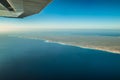 Aerial view of La Tortuga Island. Royalty Free Stock Photo