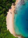 Aerial view of Laem Sing beach, Phuket island, Thailand Royalty Free Stock Photo