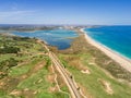 Aerial view of Lagos and Alvor , Algarve, Portugal