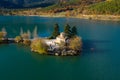 Lake Doxa aerial view