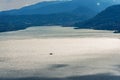 Aerial view of Lake Garda from the Baldo Mountain - Veneto Lombardy Italy