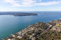 Lake Macquarie - aerial view NSW Australia Royalty Free Stock Photo