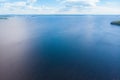 Aerial view of lake Paijanne, Paijanne National Park, Finland