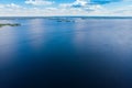 Aerial view of lake Paijanne, Paijanne National Park, Finland