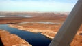 Aerial View of the Lake Powell Royalty Free Stock Photo