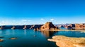 Aerial View Of Lake Powell Near The San Juan River Royalty Free Stock Photo