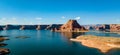 Aerial View Of Lake Powell Near The San Juan River Royalty Free Stock Photo