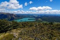 Aerial view of Lake Rotoiti in Nelson Lakes National Park Royalty Free Stock Photo