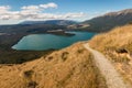 Aerial view of lake Rotoiti in Nelson Lakes National Park Royalty Free Stock Photo