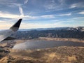 lake Tahoe and Lake Washoe aerial