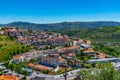 Aerial view of Lamego town in Portugal