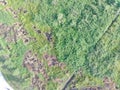 aerial view of land mapping by unmaned aerial vehicle in Bogor, Indonesia