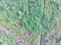 aerial view of land mapping by unmaned aerial vehicle in Bogor, Indonesia