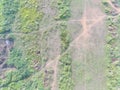 aerial view of land mapping by unmaned aerial vehicle in Bogor, Indonesia