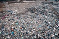 Aerial view of landfill