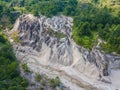 Aerial view landscape of canyon at grand canyon Kapong, Phang nga Royalty Free Stock Photo